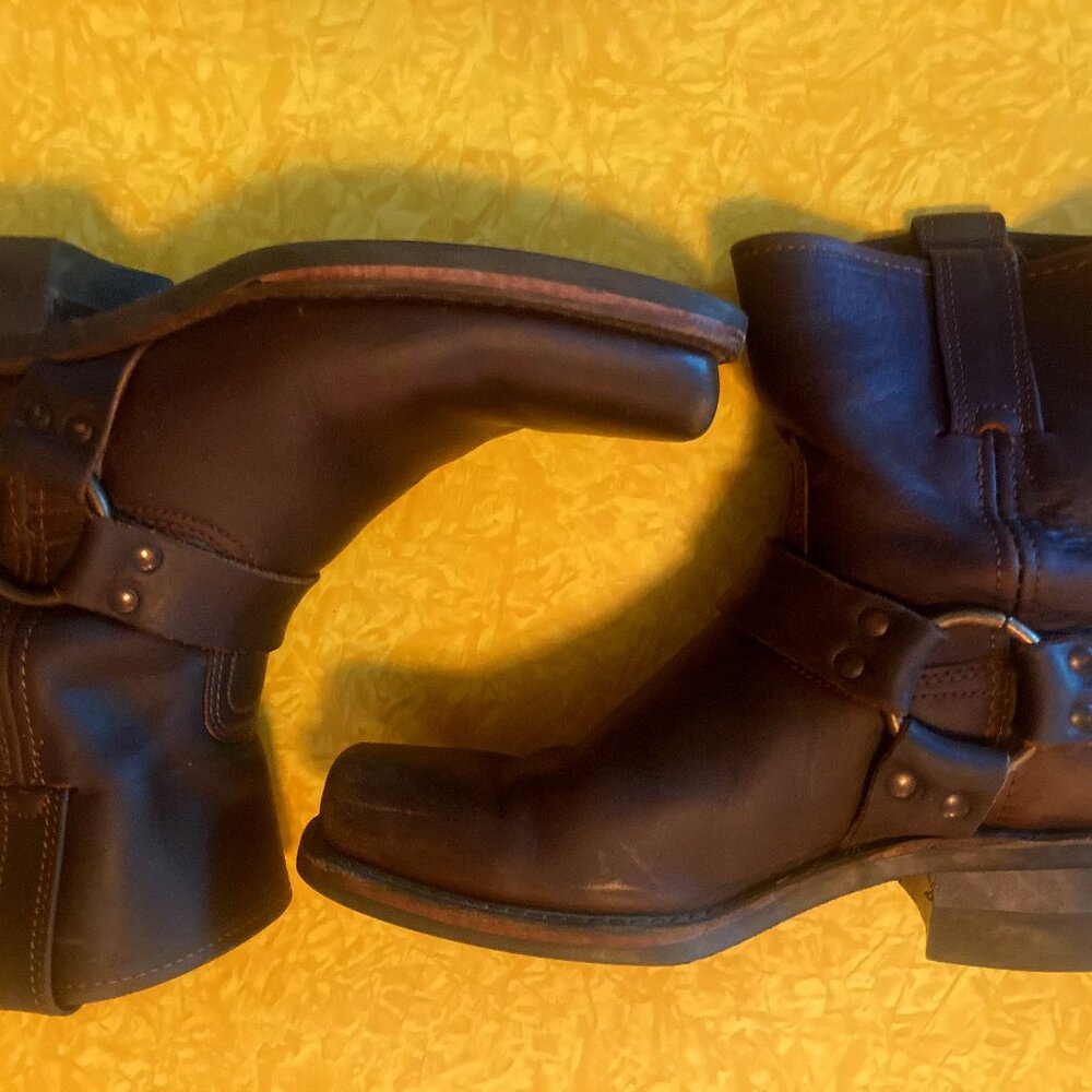 Frye H8 Harness Brown Boot Women's 8.5